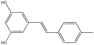 1,3-Benzenediol,5-[(1E)-2-(4-methylphenyl)ethenyl]-(9CI) Struktur