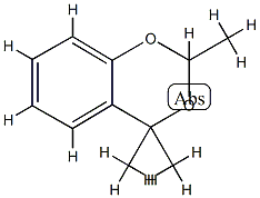 4H-1,3-Benzodioxin,2,4,4-trimethyl-(9CI) Struktur