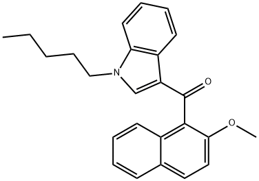 JWH 081 2-methoxynaphthyl isomer Struktur