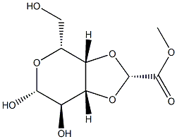 3,4-pyruvylated galactose Struktur