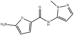 2-Furancarboxamide,5-amino-N-(1-methyl-1H-pyrazol-5-yl)-(9CI) Struktur