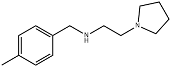 1-Pyrrolidineethanamine,N-[(4-methylphenyl)methyl]-(9CI) Struktur