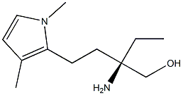 1H-Pyrrole-2-butanol,bta-amino-bta-ethyl-1,3-dimethyl-,(btaR)-(9CI) Struktur