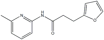 2-Furanpropanamide,N-(6-methyl-2-pyridinyl)-(9CI) Struktur