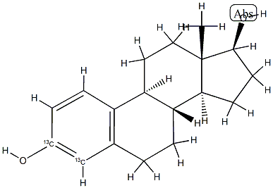 17β-Estradiol-13C2 Struktur