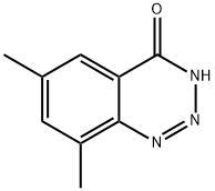 1,2,3-Benzotriazin-4(1H)-one,6,8-dimethyl-(9CI) Struktur