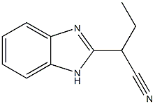 2-Benzimidazoleacetonitrile,alpha-ethyl-(6CI,7CI,8CI) Struktur