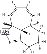 Cyclohepta[cd][2,1]benzisoxazole, 3,4,5,5a,9a,9b-hexahydro-, (5aR,9aR,9bR)-rel- (9CI) Struktur