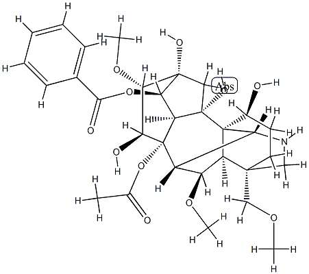 Flavaconitine Struktur