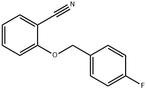 2-[(4-fluorophenyl)methoxy]benzonitrile Struktur