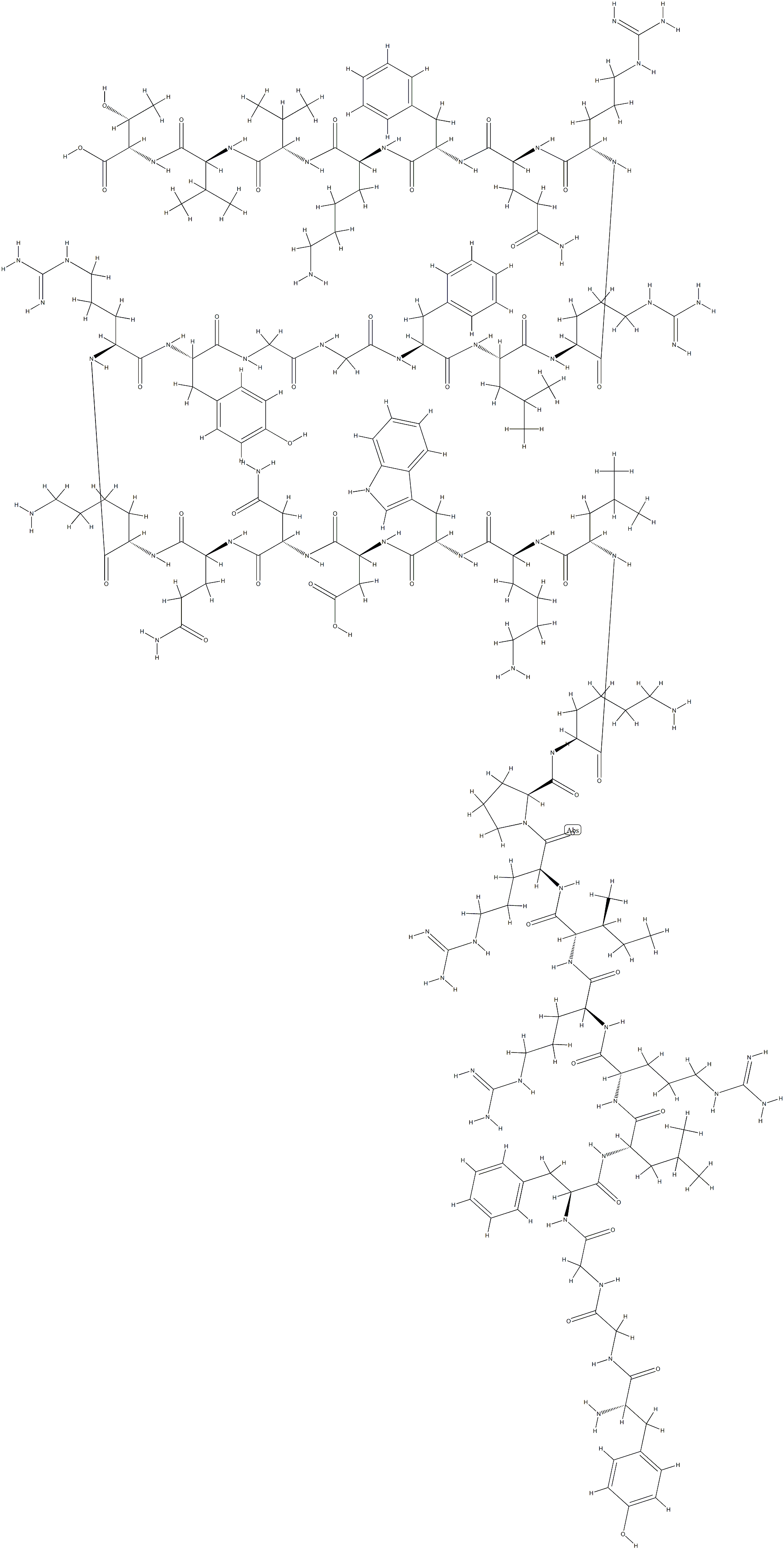 dynorphin (1-32) Struktur