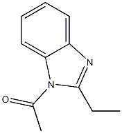 1H-Benzimidazole,1-acetyl-2-ethyl-(9CI) Struktur