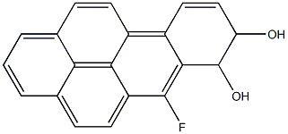 6-fluorobenzo(a)pyrene-7,8-dihydrodiol Struktur