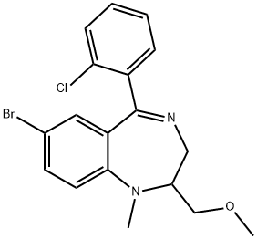 美他西泮, 84031-17-4, 結(jié)構(gòu)式