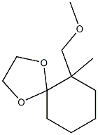 1,4-Dioxaspiro[4.5]decane,6-(methoxymethyl)-6-methyl-(9CI) Struktur