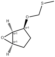 6-Oxabicyclo[3.1.0]hexane,2-[(methylthio)methoxy]-,(1-alpha-,2-bta-,5-alpha-)-(9CI) Struktur