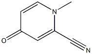 2-Pyridinecarbonitrile,1,4-dihydro-1-methyl-4-oxo-(9CI) Struktur