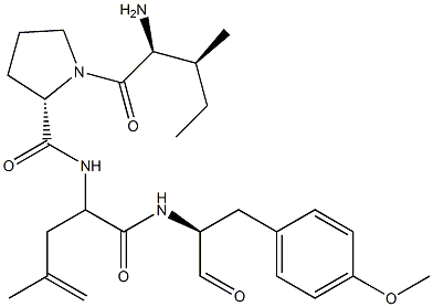 cyclo(methyltyrosyl-isoleucyl-prolyl-leucyl) Struktur