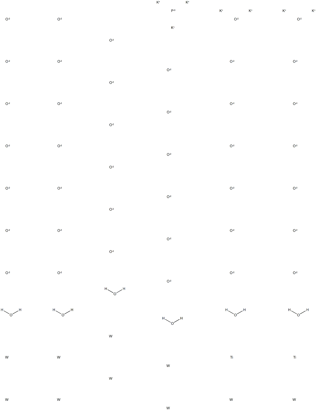 polyoxotungstate PM 19 Struktur