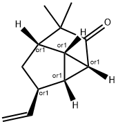 Cyclopropa[cd]pentalen-2(1H)-one, 3-ethenylhexahydro-1,1-dimethyl-, (2aR,2bR,3R,4aS,4bR)-rel- (9CI) Struktur