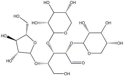 arabinosylxylotriose Struktur