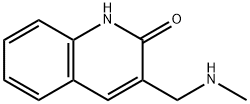 3-[(methylamino)methyl]quinolin-2-ol Struktur