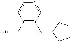 4-Pyridinemethanamine,3-(cyclopentylamino)-(9CI) Struktur