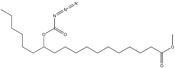 12-O-(azidoformyl)stearic acid methyl ester Struktur