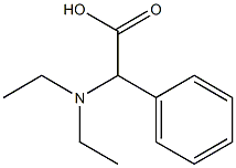 2-(diethylamino)-2-phenylacetic acid Struktur