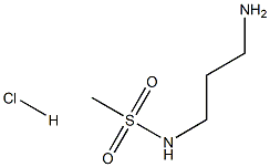 Methanesulfonamide,N-(3-aminopropyl)-, hydrochloride (1:1) Struktur