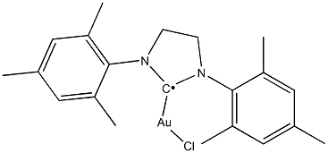 Chloro[1,3-bis(2,4,6-trimethylphenyl)-4,5-dihydroimidazol-2-ylidene]gold(I)