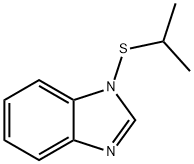 1H-Benzimidazole,1-[(1-methylethyl)thio]-(9CI) Struktur