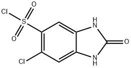 6-chloro-2-oxo-2,3-dihydro-1H-benzimidazole-5-sulfonyl chloride(SALTDATA: FREE) Struktur