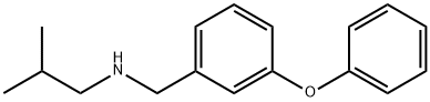 (2-methylpropyl)[(3-phenoxyphenyl)methyl]amine Struktur