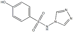 1-Phenol-4-sulfonamide,N-4H-1,2,4-triazol-4-yl-(5CI) Struktur