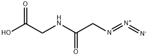 2-(2-Azidoacetamido)acetic acid Struktur