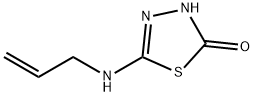 1,3,4-Thiodiazolid-2-one,  5-(allylimino)-  (3CI) Struktur