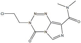 8-(N,N-dimethyl)mitozolomide Struktur