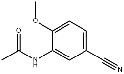 o-Acetanisidide,  5-cyano-  (5CI) Struktur