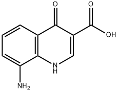 3-Quinolinecarboxylicacid,8-amino-1,4-dihydro-4-oxo-(9CI) Struktur