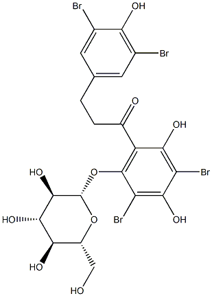 1,3,3',5'-tetrabromophlorhizin Struktur