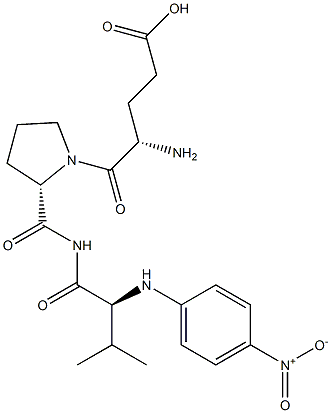 Pyro-glu-pro-val-pna Struktur