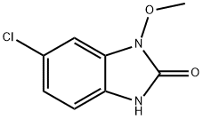 2H-Benzimidazol-2-one,6-chloro-1,3-dihydro-1-methoxy-(9CI) Struktur