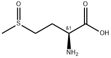 Butanoic acid, 2-amino-4-(methylsulfinyl)-, (2S)-, homopolymer Struktur