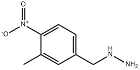 1-(3-methyl-4-nitrobenzyl)hydrazine Struktur