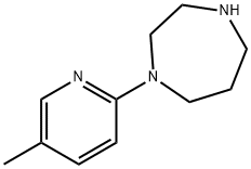 1-(5-methylpyridin-2-yl)-1,4-diazepane Struktur