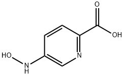 2-Pyridinecarboxylicacid,5-(hydroxyamino)-(9CI) Struktur