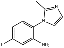 5-fluoro-2-(2-methyl-1H-imidazol-1-yl)aniline Struktur