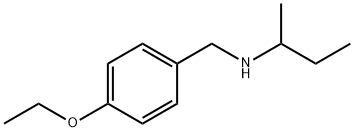 butan-2-yl[(4-ethoxyphenyl)methyl]amine Struktur