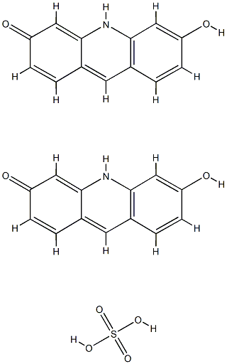 3,6-ACRIDINEDIOL HEMISULFATE Struktur